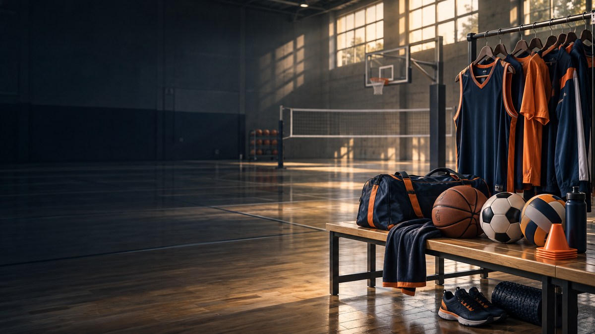 Abbigliamento e attrezzature sportive — immagine illustrativa